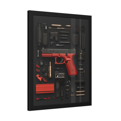 Red GunArt Framed Poster US