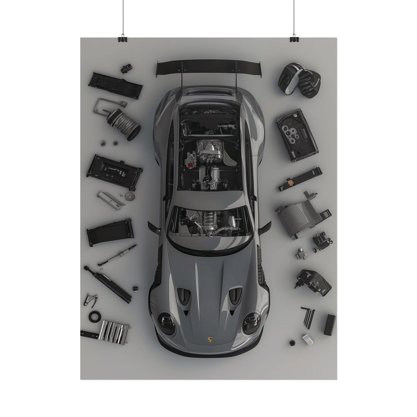 Porsche GT3RS Rolled Poster