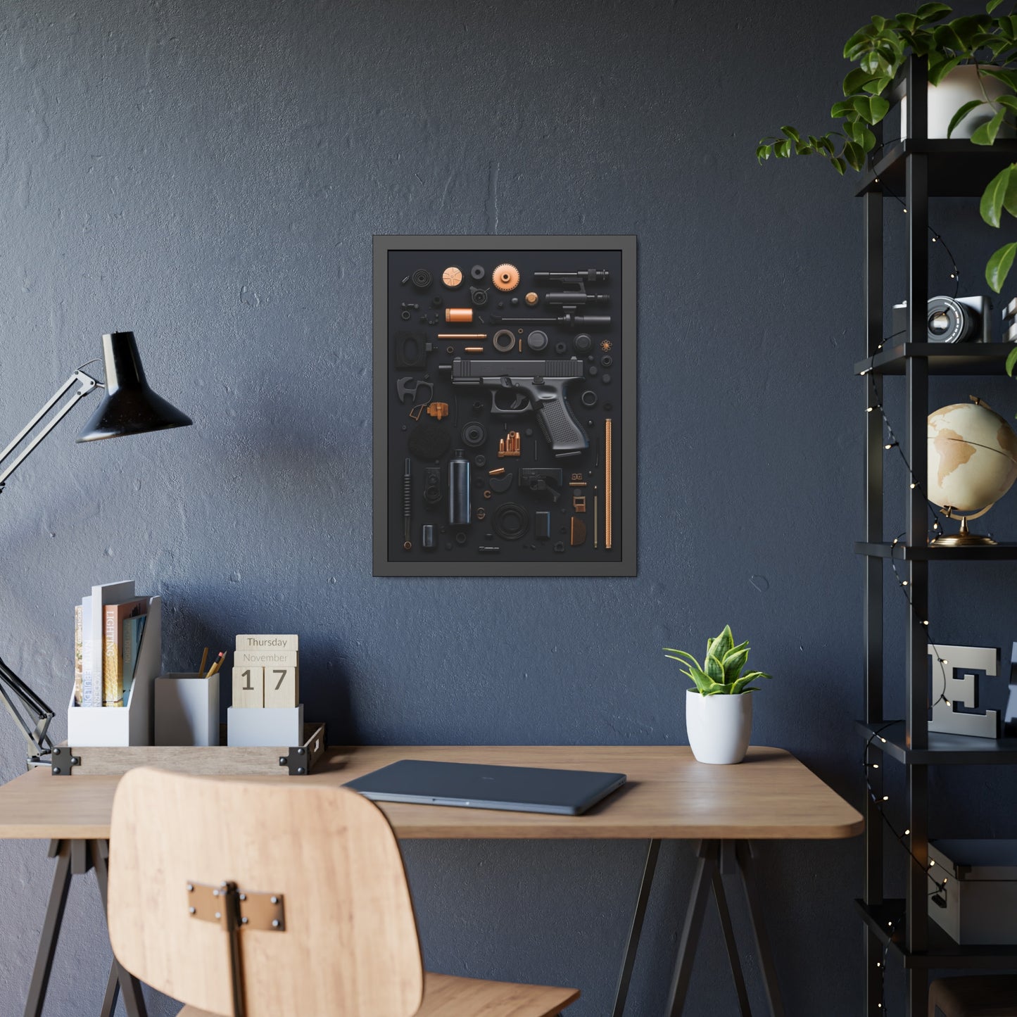 Black Gun_Art Framed Poster US