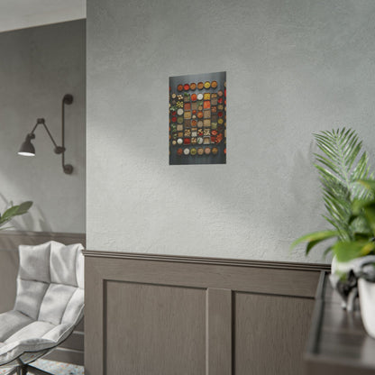 Ingredients Rolled Poster