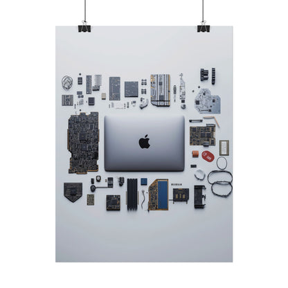 Grey Mac Rolled Poster