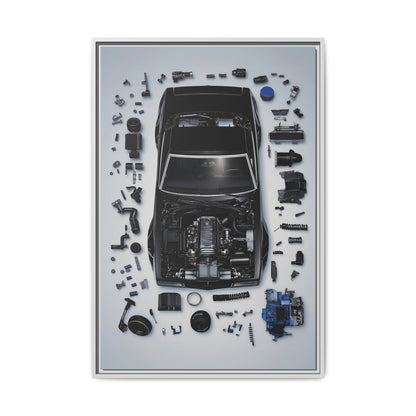 Chevrolet Chevelle SS Framed Canvas