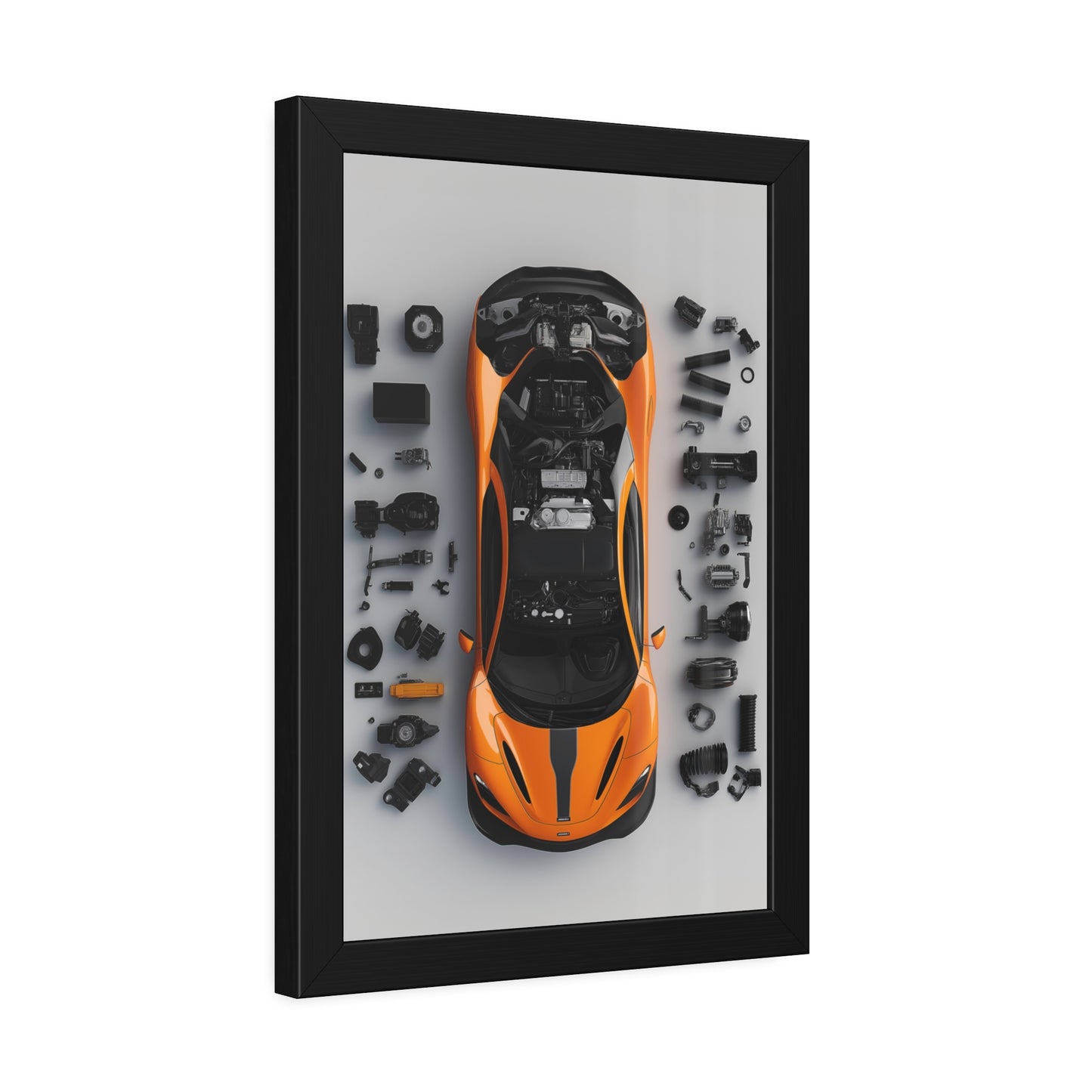 McLaren 765LT Framed Poster US