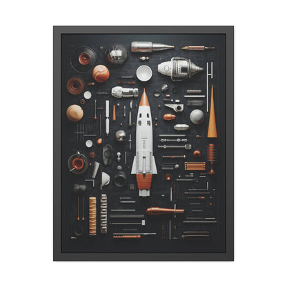 Space Project Framed Poster US