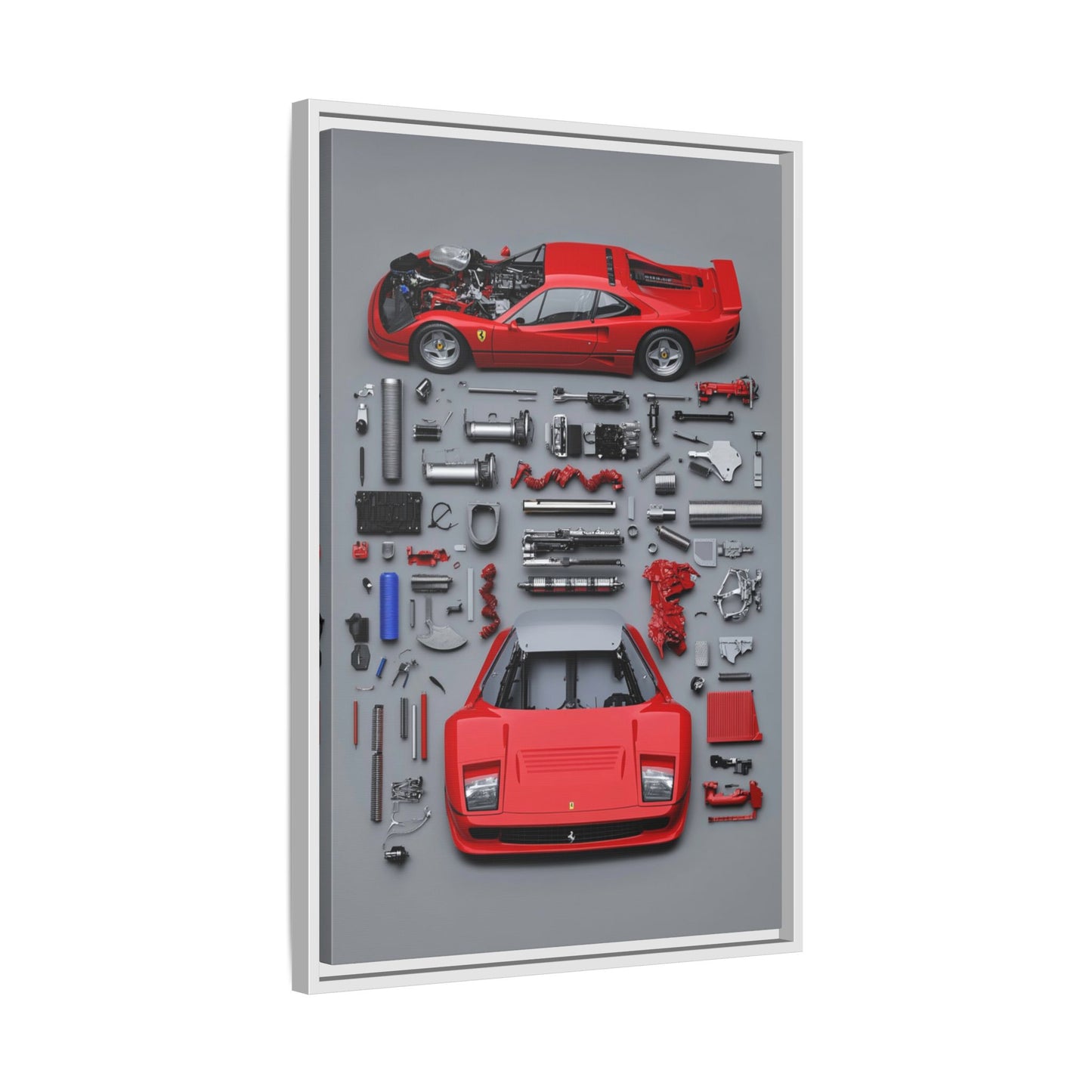 Prototype Classic Ferrari Framed Canvas