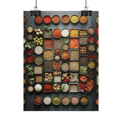 Ingredients Rolled Poster