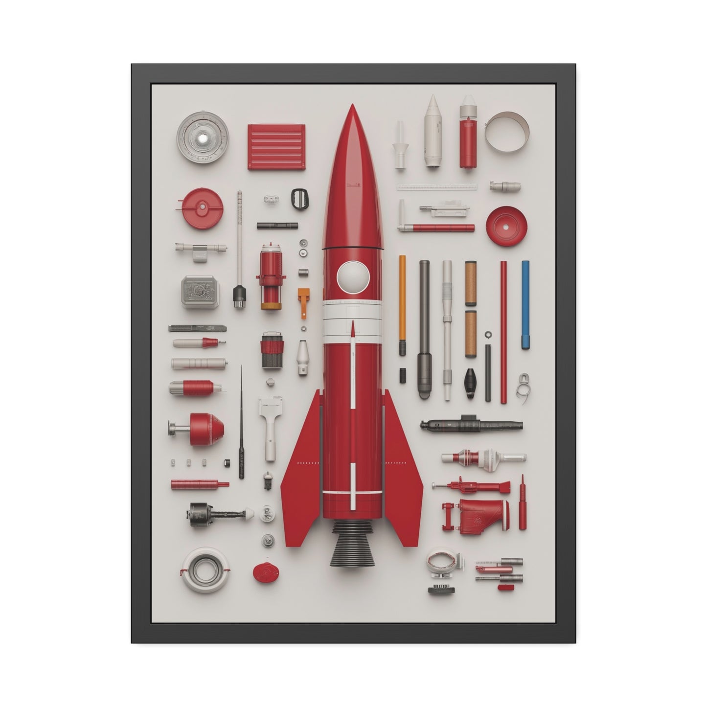 Red Rocket Framed Poster US