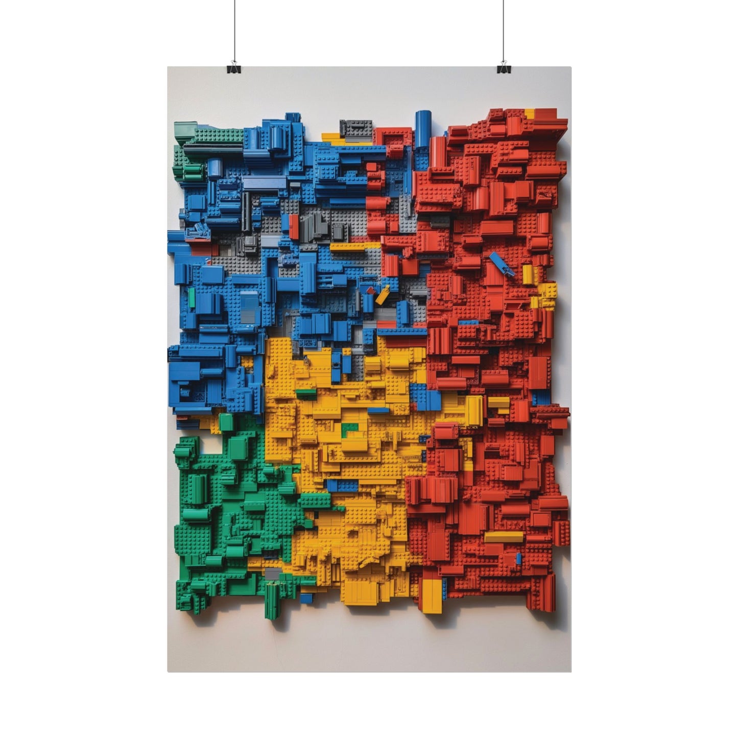 LEGO Blocks Rolled Poster