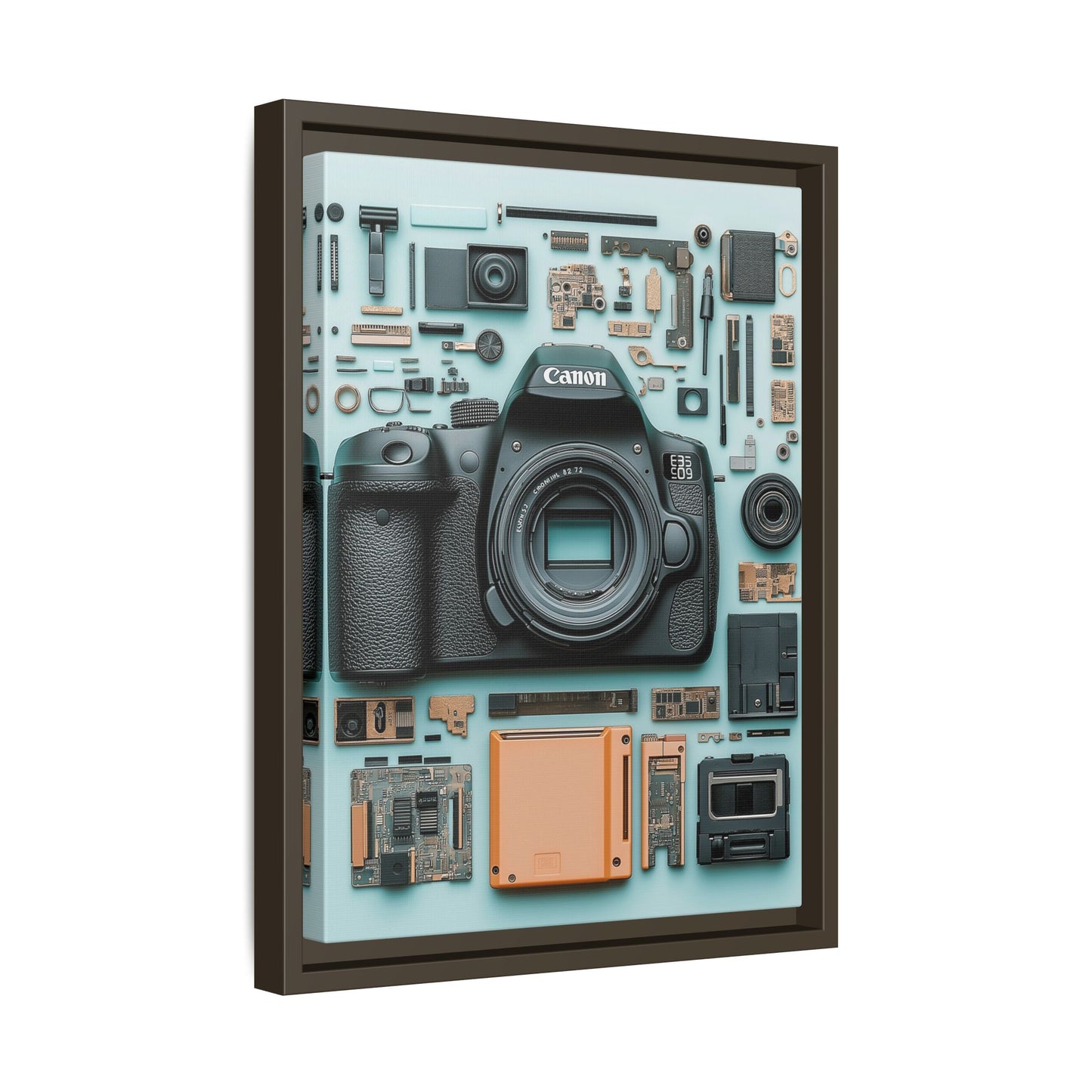 Canon Camera Framed Canvas