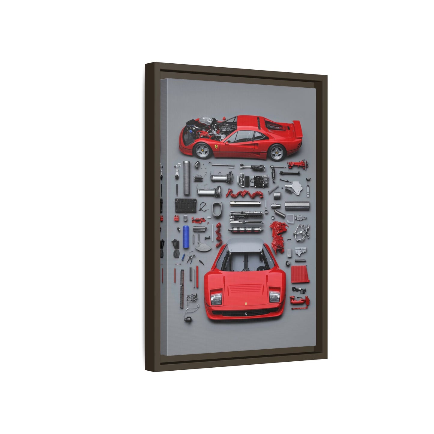 Prototype Classic Ferrari Framed Canvas