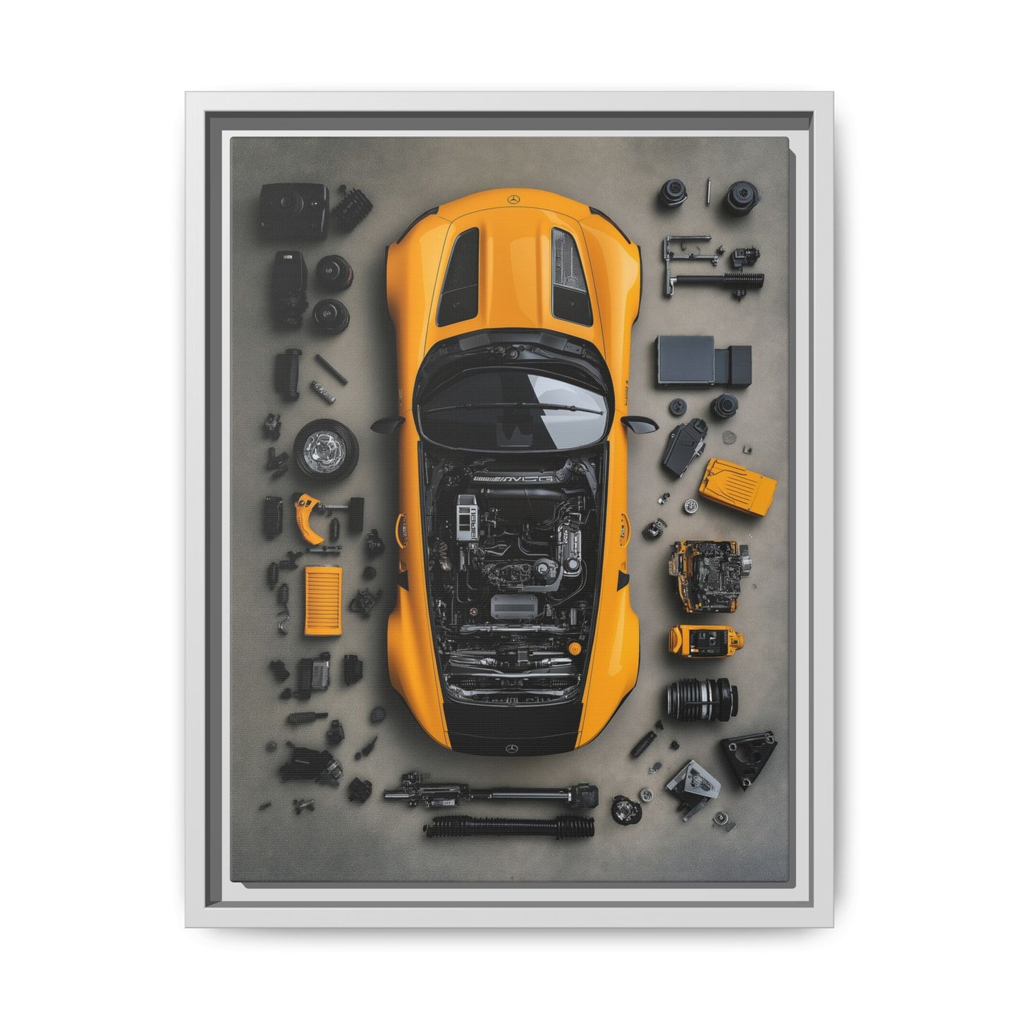 AMG GT Black Series Framed Canvas