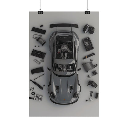 Porsche GT3RS Rolled Poster