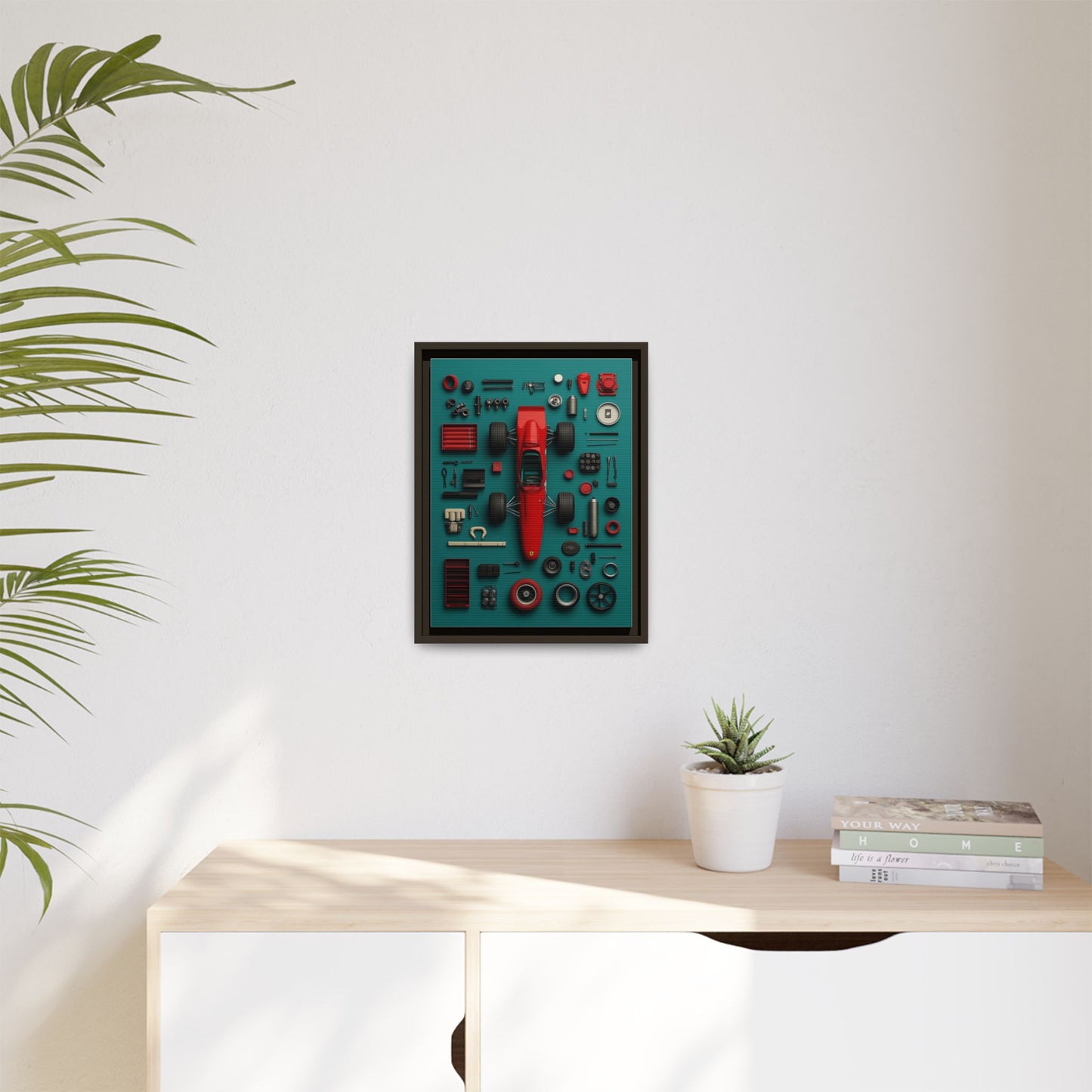 F1 Classic Framed Canvas