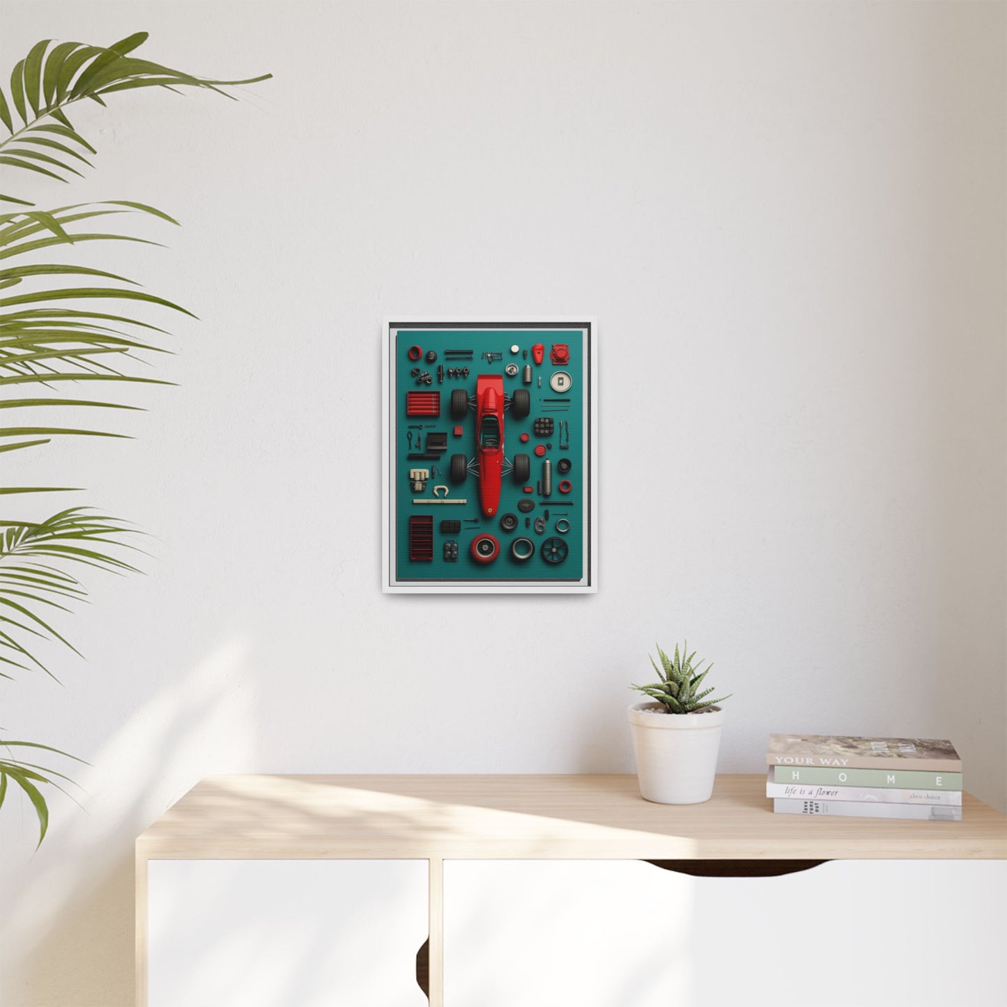 F1 Classic Framed Canvas