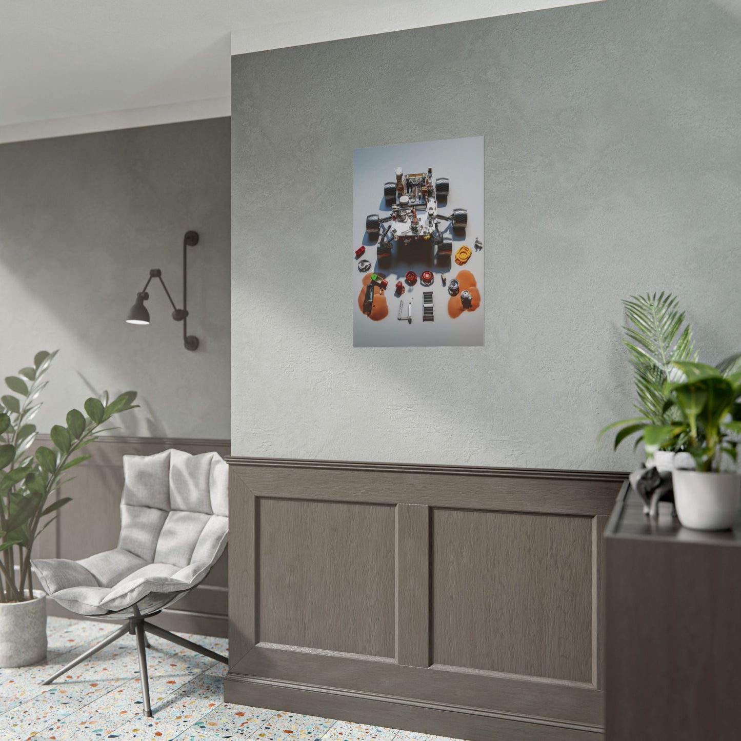 Space Rover Rolled Poster