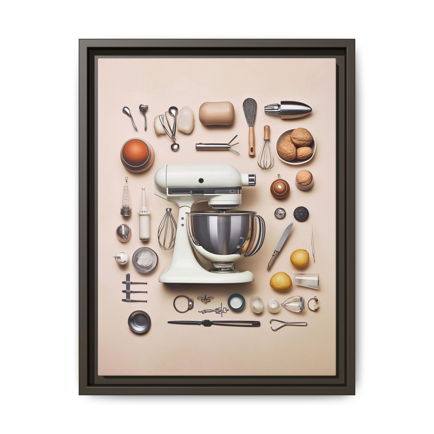 Shaker Shaker Framed Canvas