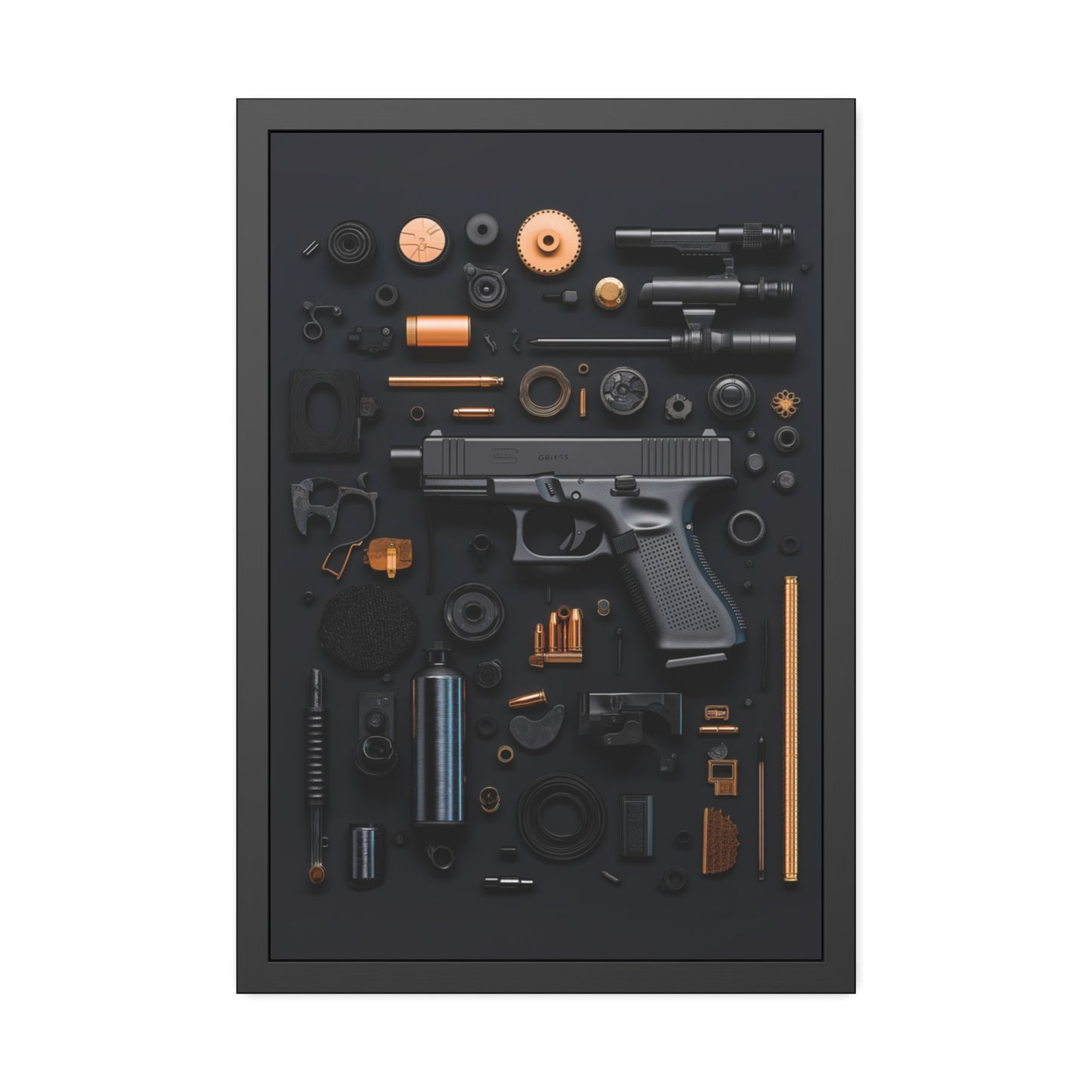 Black Gun_Art Framed Poster US