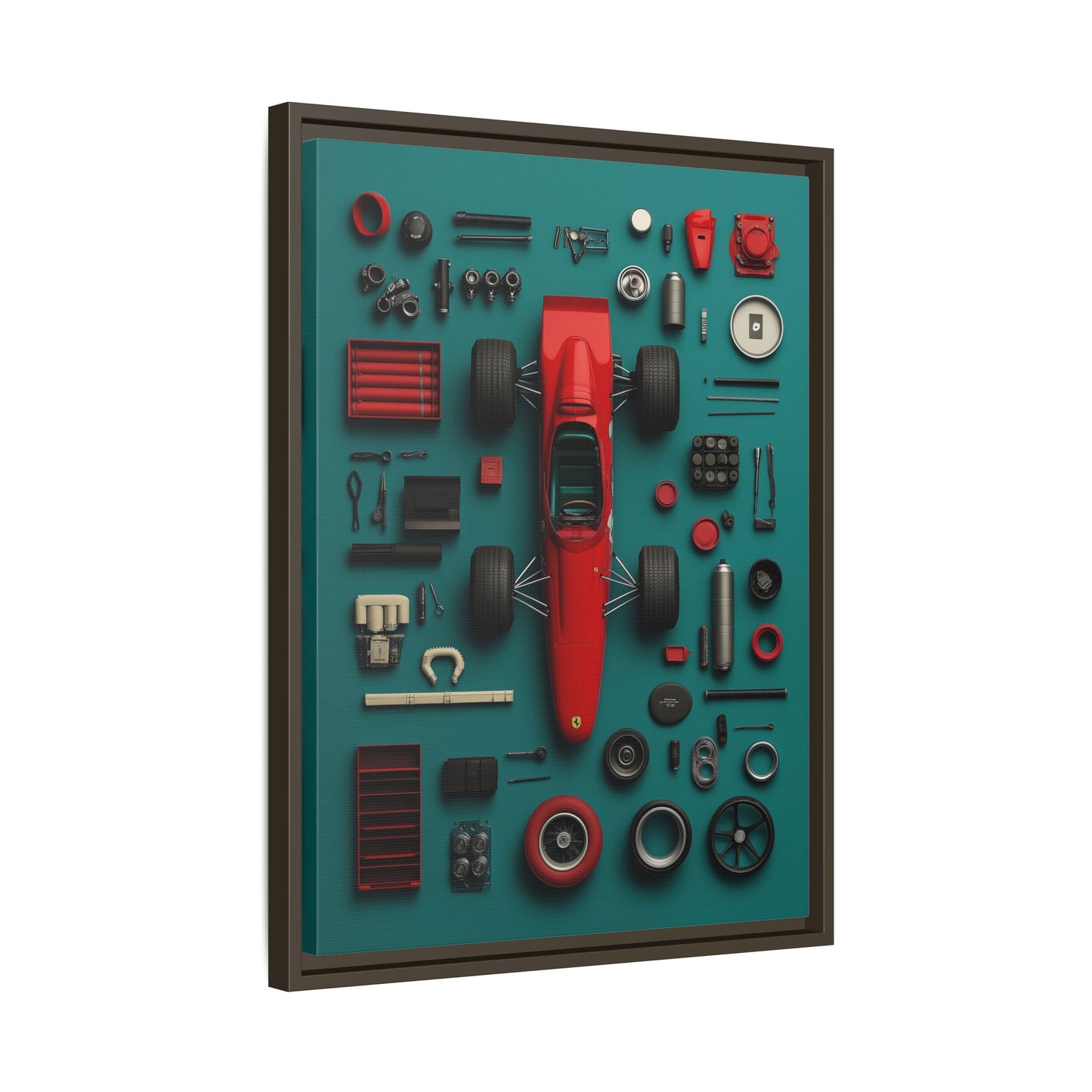 F1 Classic Framed Canvas