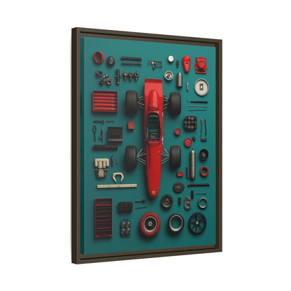 F1 Classic Framed Canvas