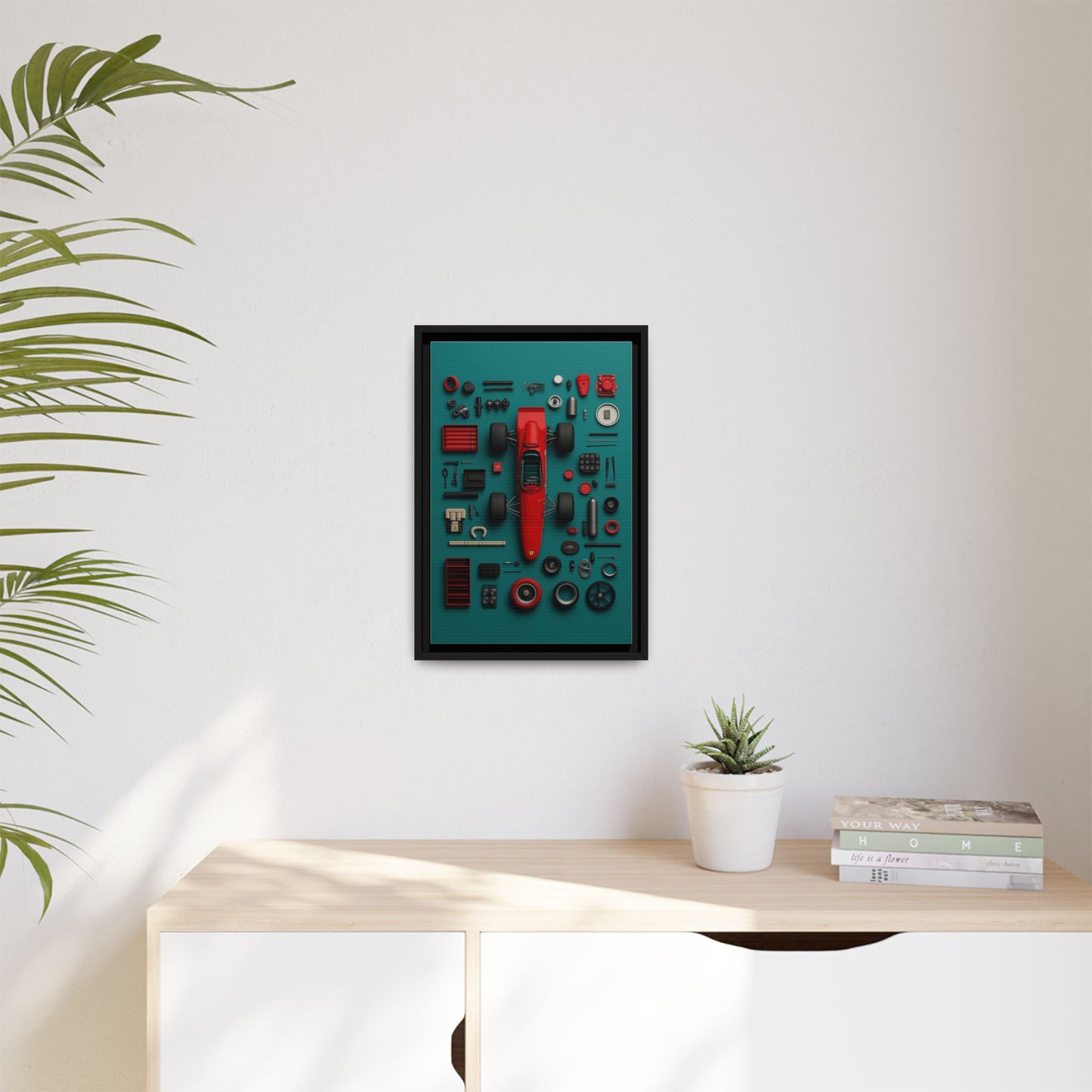 F1 Classic Framed Canvas