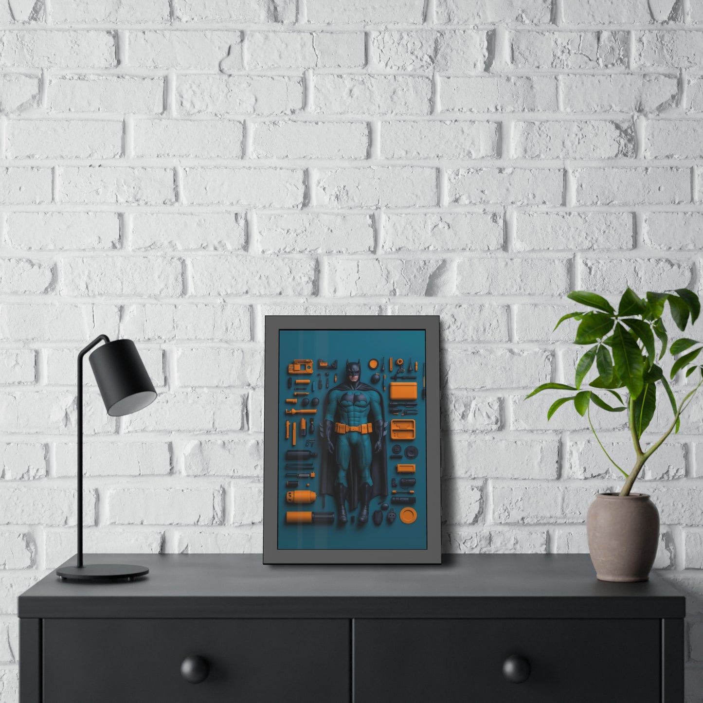 Bat man Framed Poster US