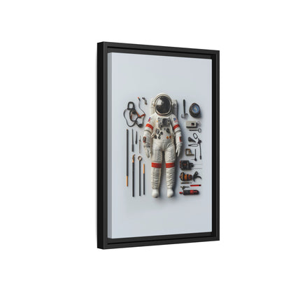 Astronaut Apollo Framed Canvas