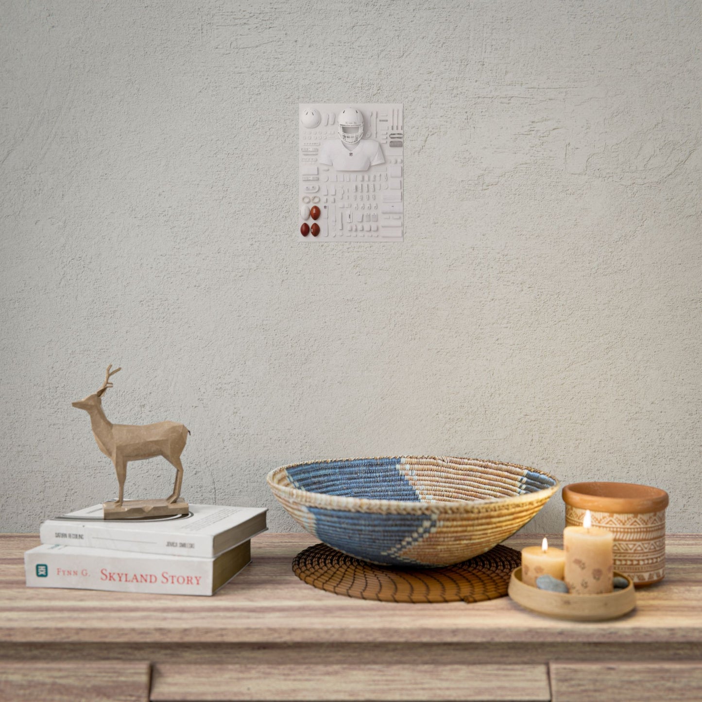 American Football Equipment Rolled Poster