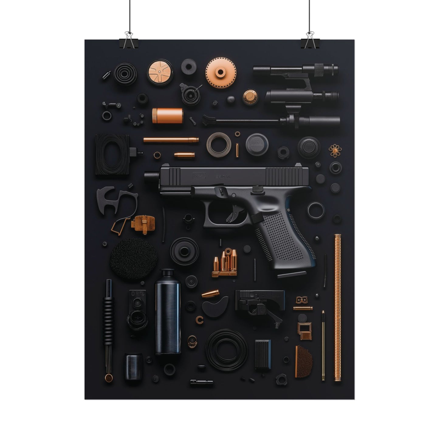 Black Gun_Art Rolled Poster