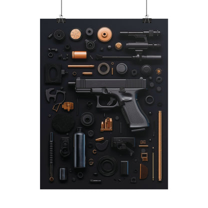 Black Gun_Art Rolled Poster