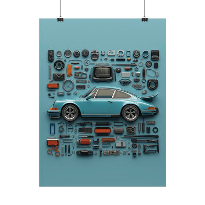 Porsche 911 G Classic Rolled Poster