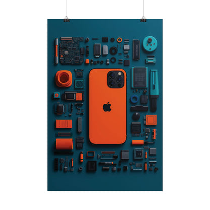 Phone Rolled Poster