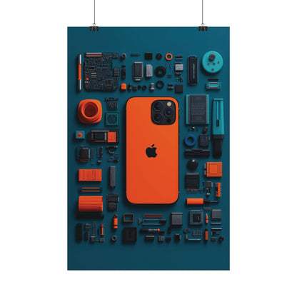 Phone Rolled Poster