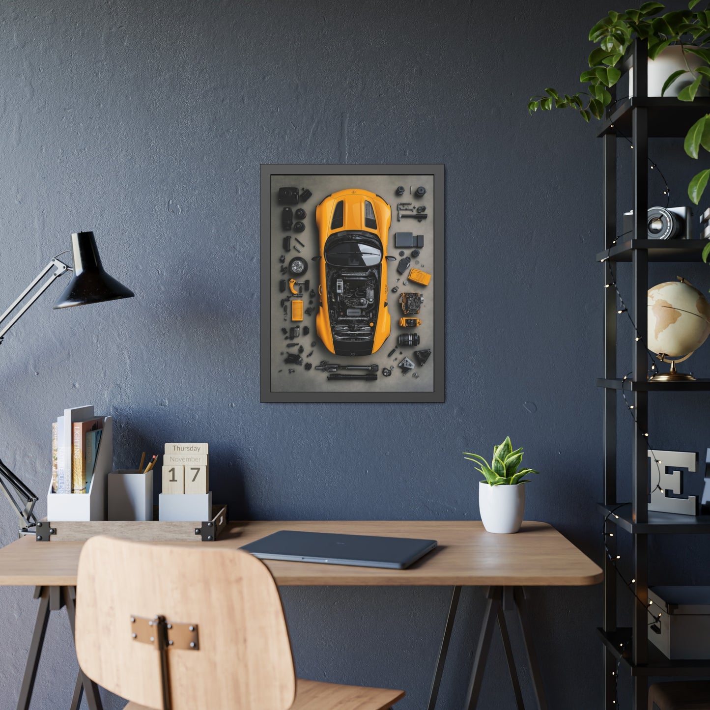 AMG GT Black Series Framed Poster US