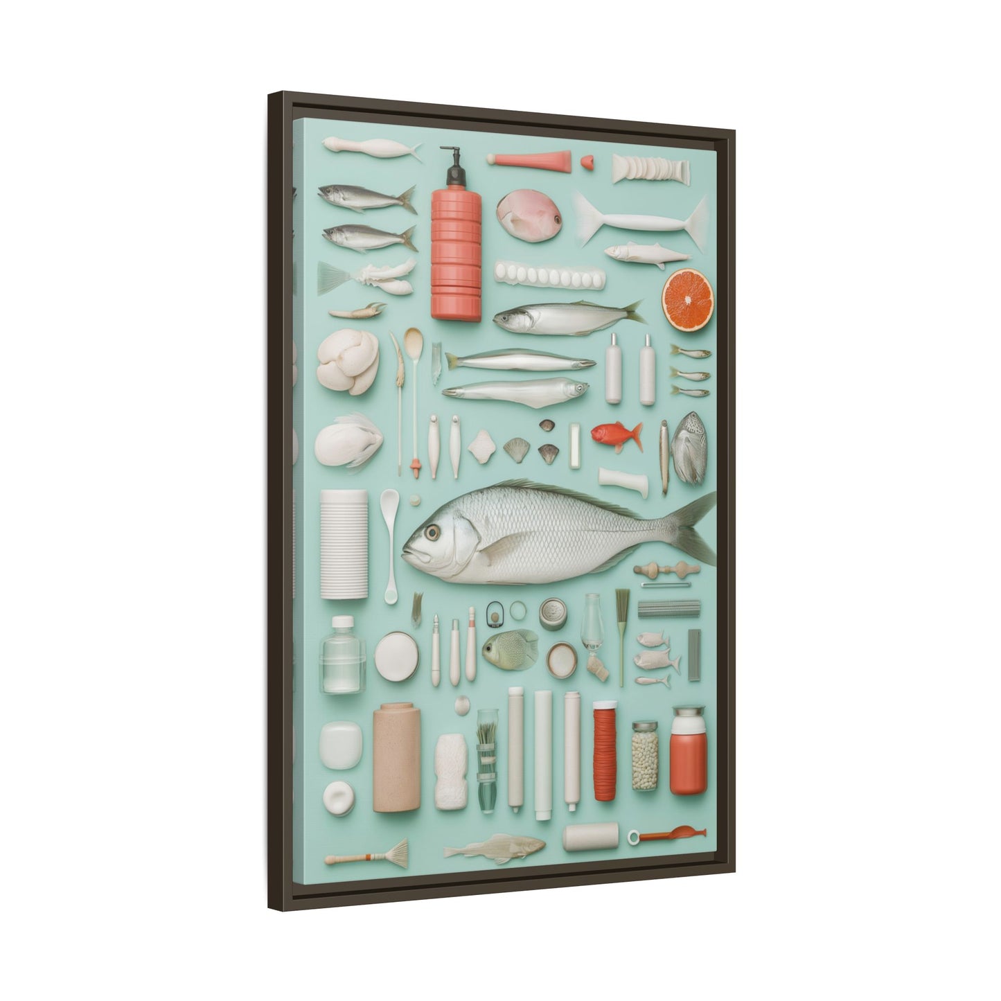 Fish Framed Canvas