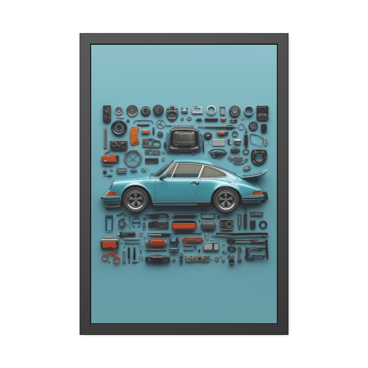 Porsche 911 G Classic Framed Poster US