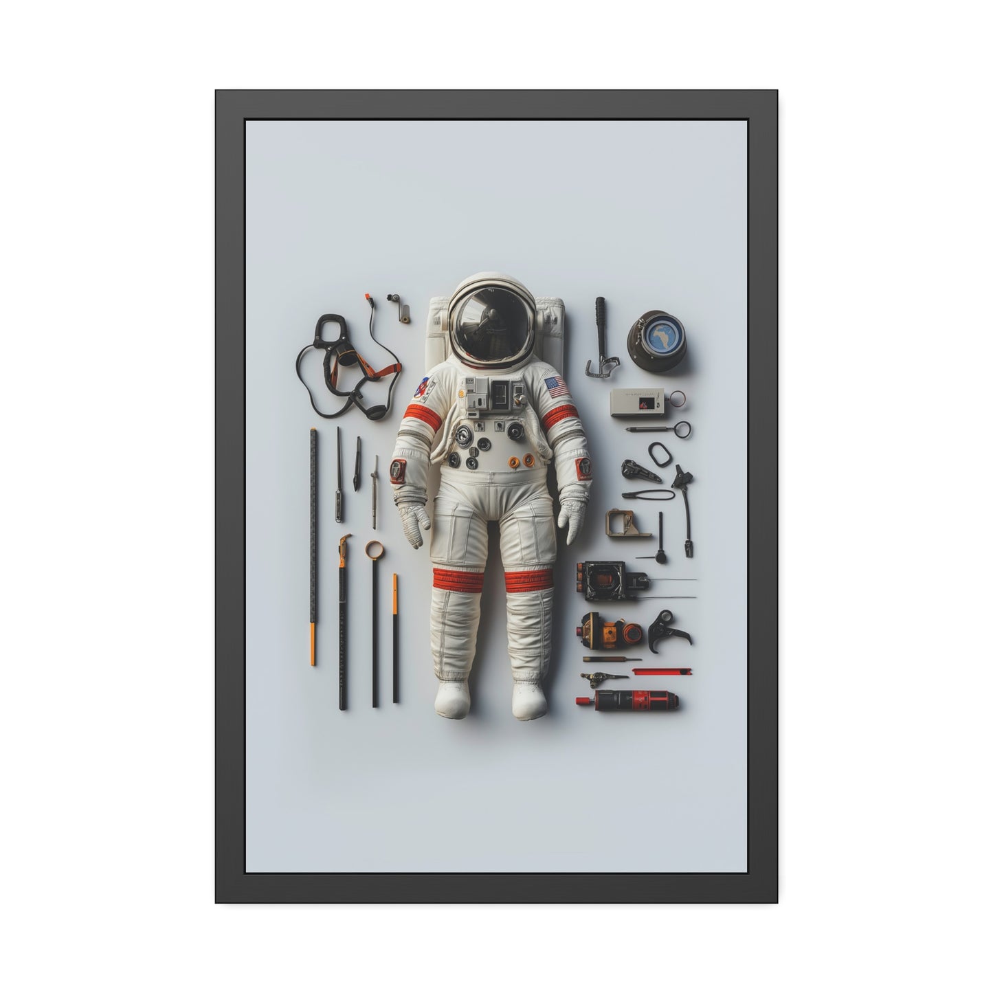 Astronaut Apollo Framed Poster US