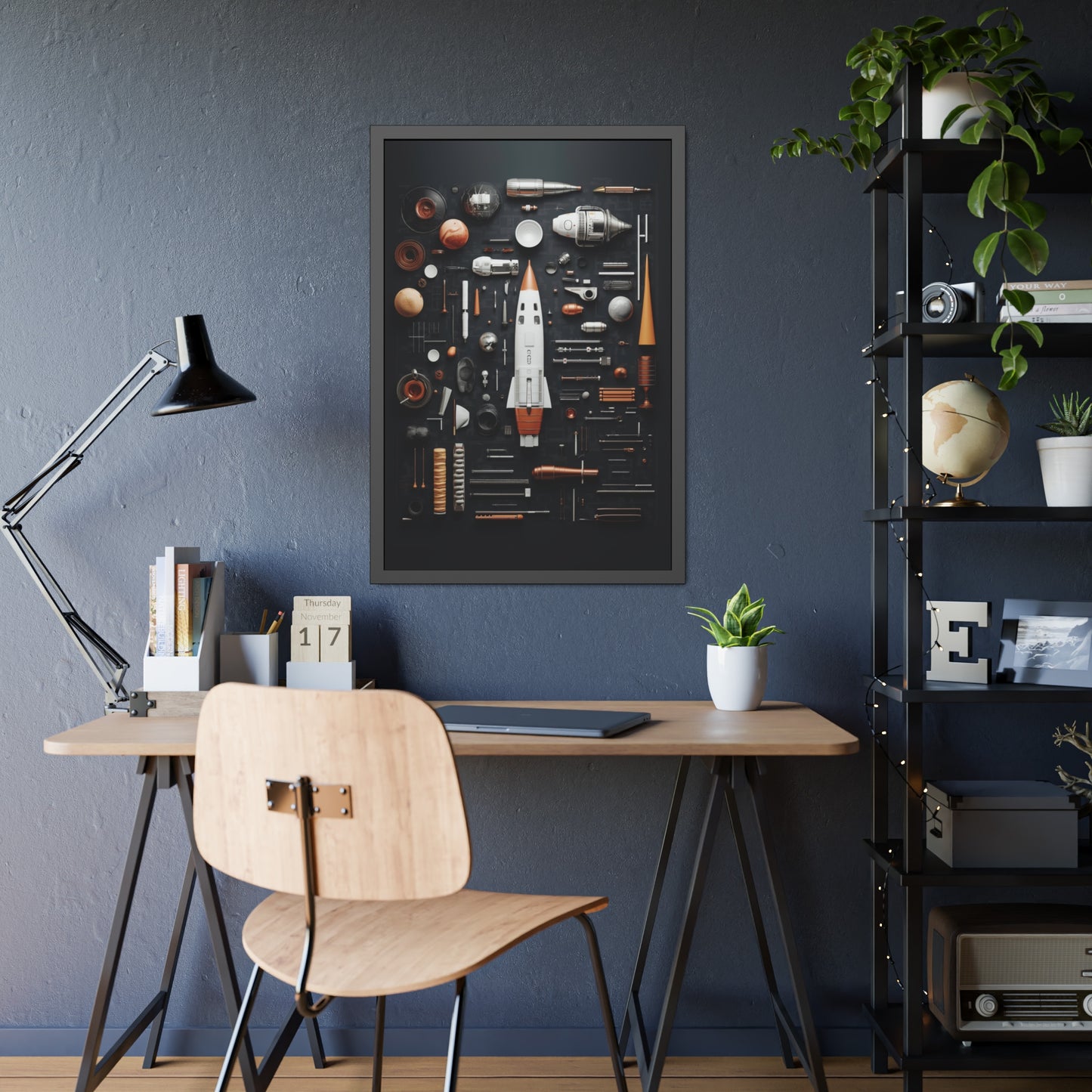 Space Project Framed Poster US