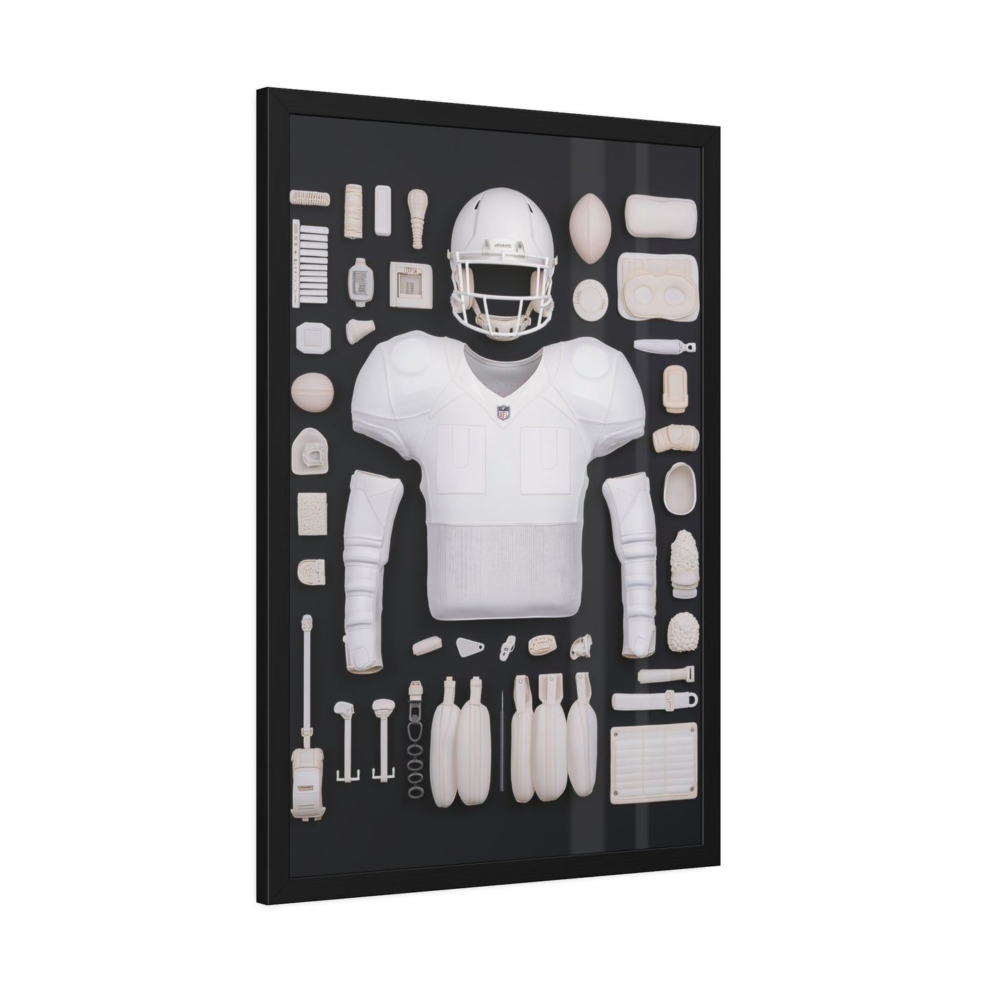 American Football black Framed Poster US