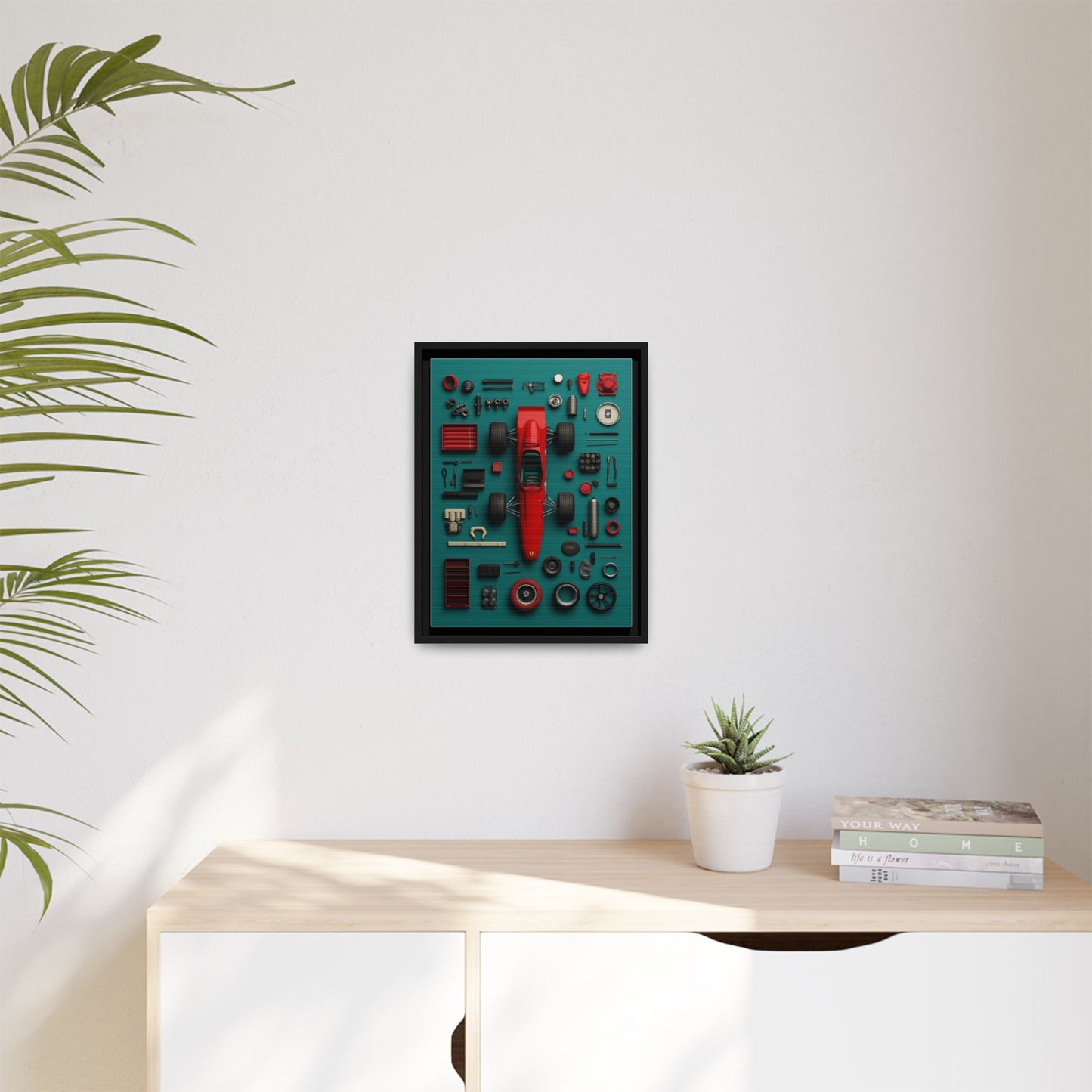 F1 Classic Framed Canvas