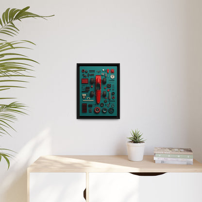 F1 Classic Framed Canvas