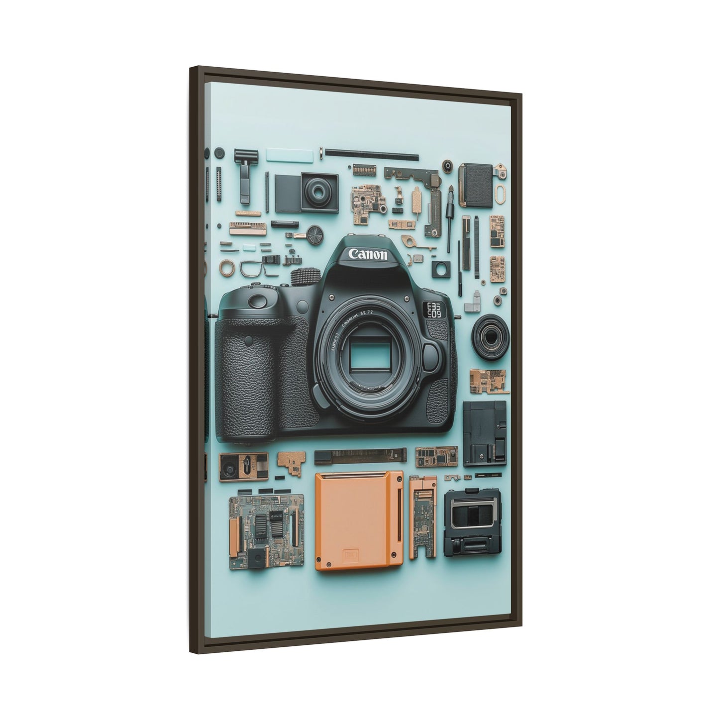 Canon Camera Framed Canvas