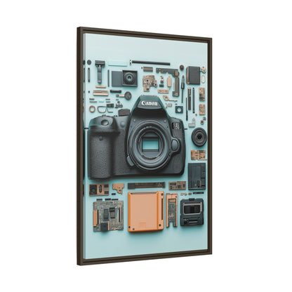 Canon Camera Framed Canvas