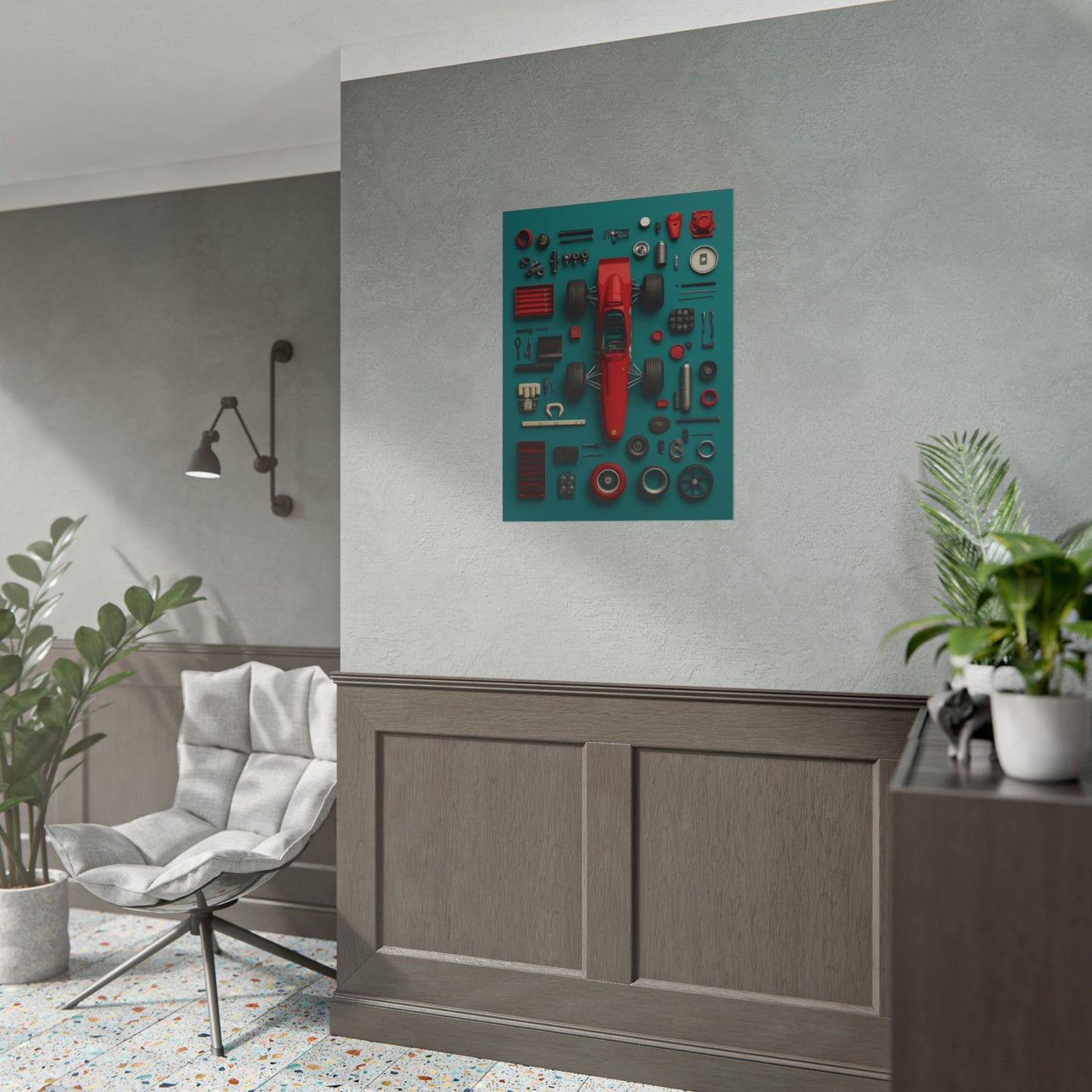 F1 Classic Van Rolled Poster