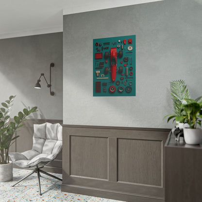 F1 Classic Van Rolled Poster