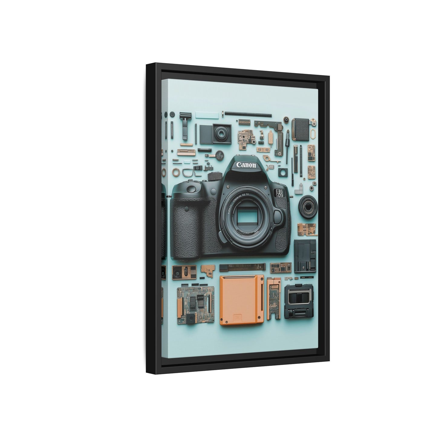 Canon Camera Framed Canvas