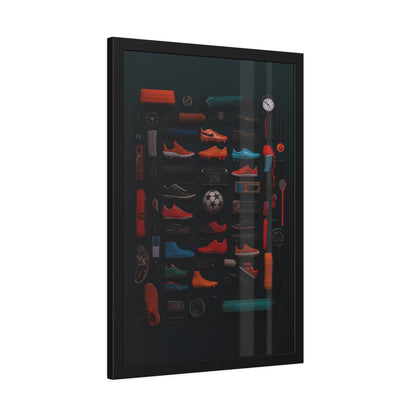 Soccer Cleat Framed Poster US