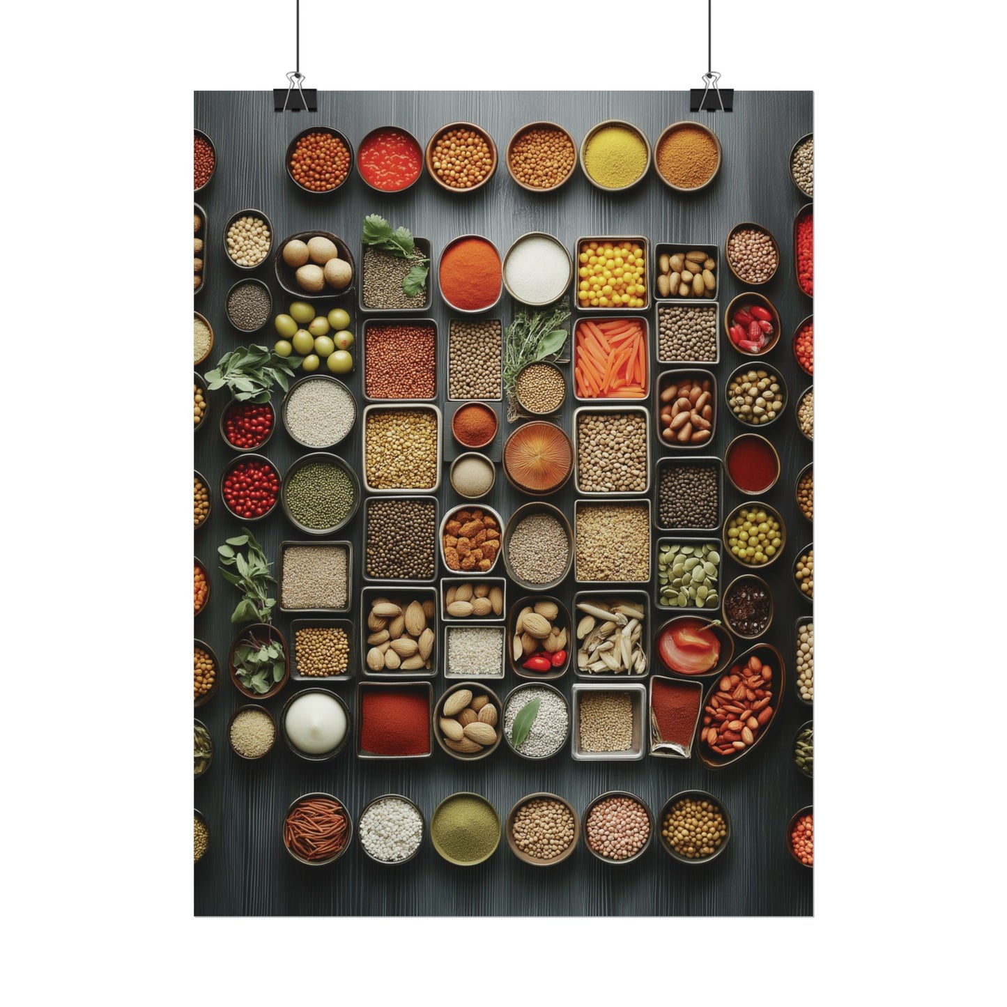 Ingredients Rolled Poster