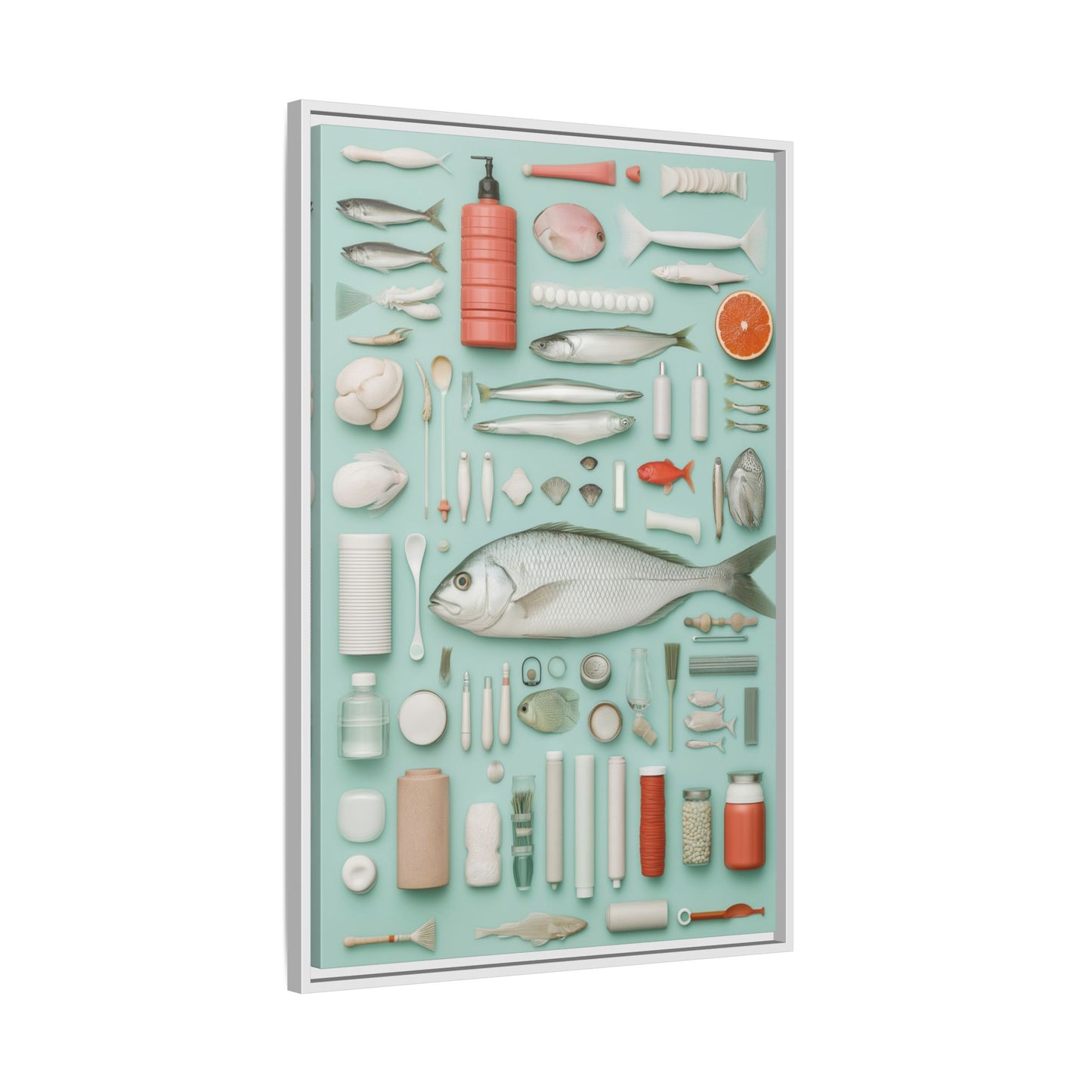 Fish Framed Canvas