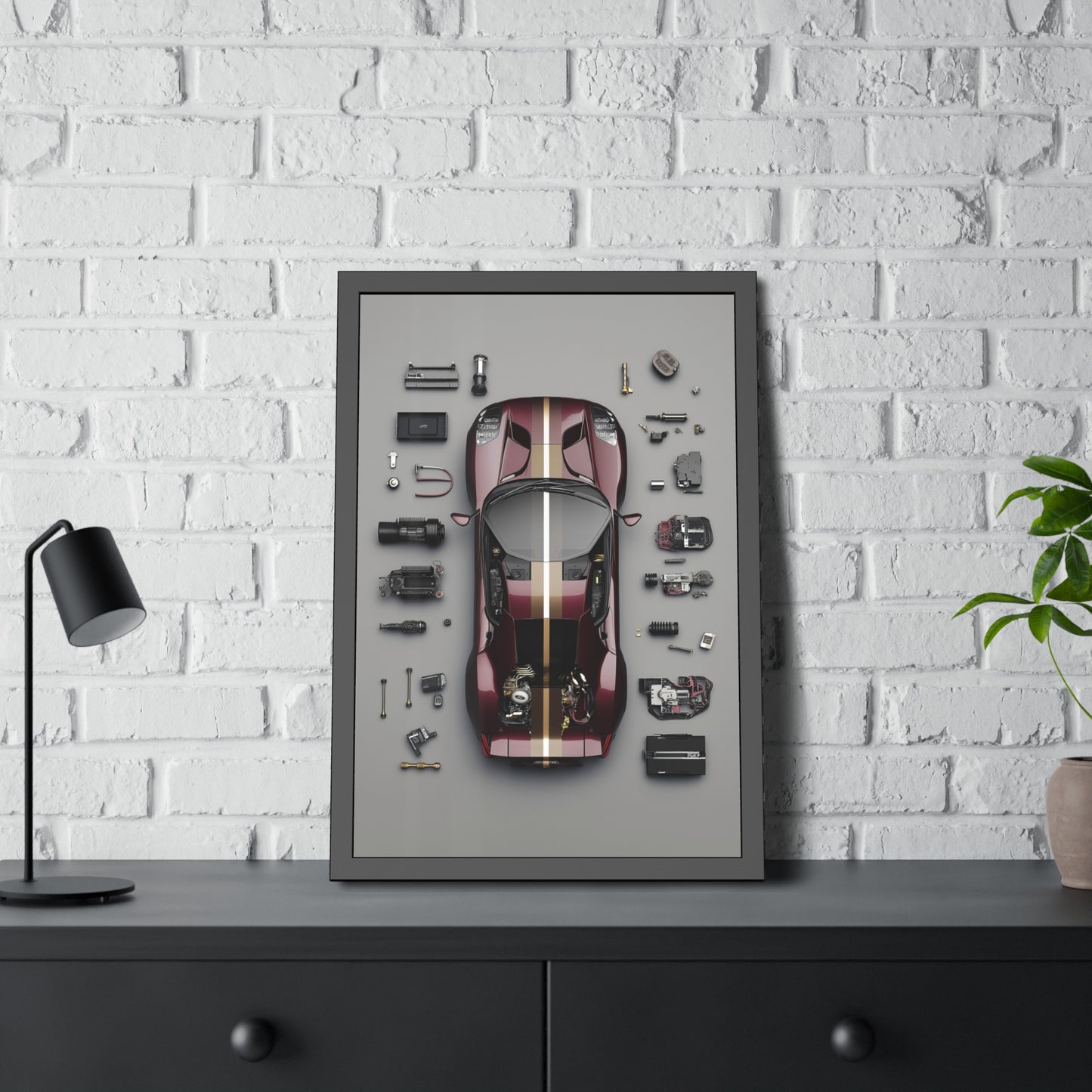 Ford GT Framed Poster US