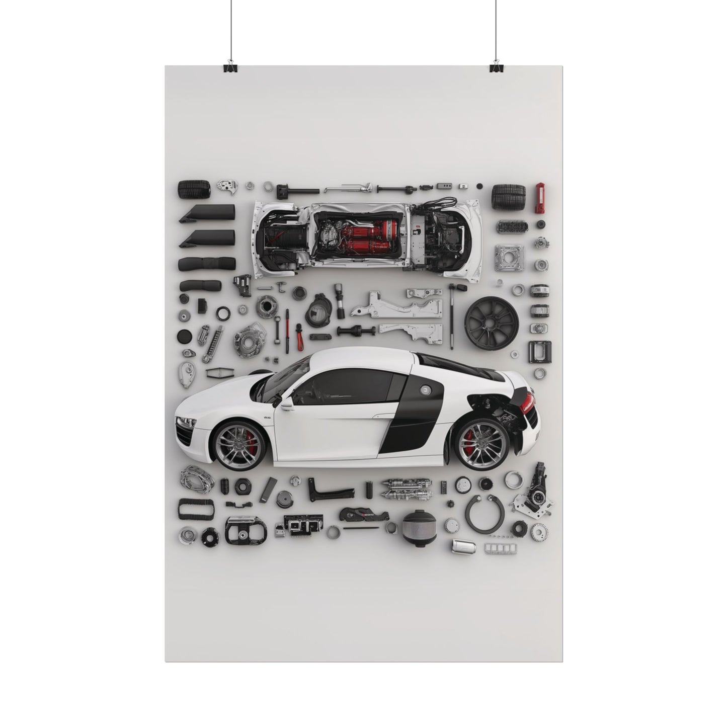 Audi R8 Rolled Poster
